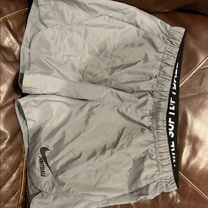 Nike Gray Athletic Shorts Lightweight Comfort